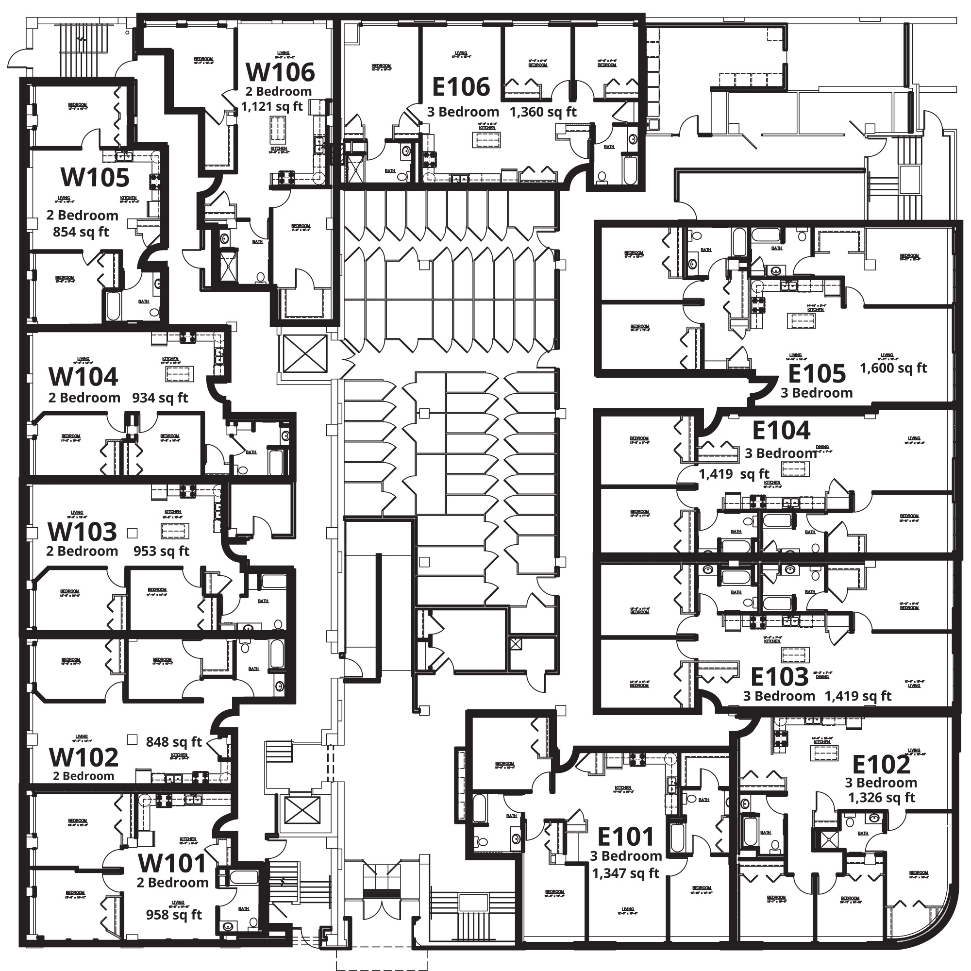 Floor Plans 700 Lofts Lofts in Downtown Milwaukee, WI